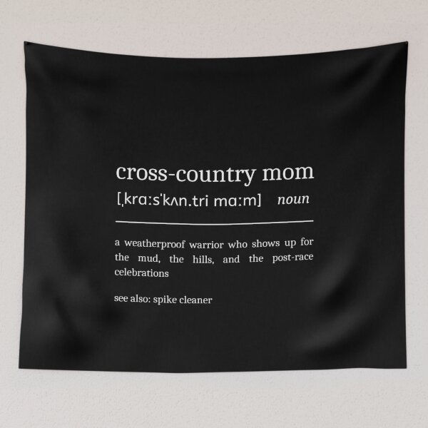 Item preview, Cross Country Mom Definition Sarcastic Dictionary designed and sold by StrideSuccess.