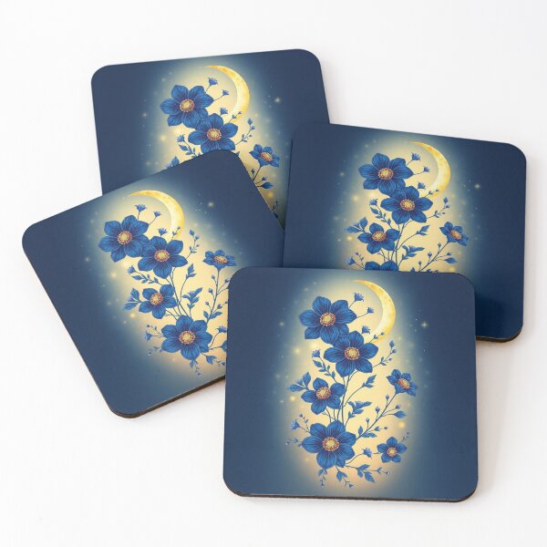 Item preview, Celestial Bloom A Dreamscape of Moons and Flowers Dawn designed and sold by C1self.