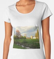 King’s college Cambridge at sunset Women's Premium T-Shirt