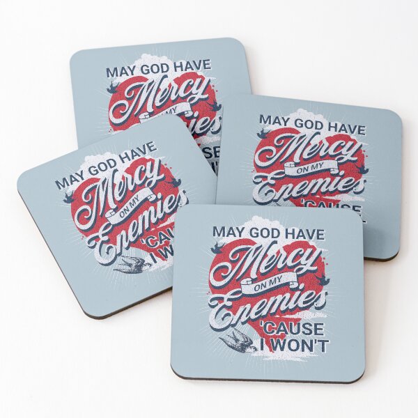 Item preview, Girly Blue Vintage Typography Revenge Enemies Funny Phrase designed and sold by TackyTime.