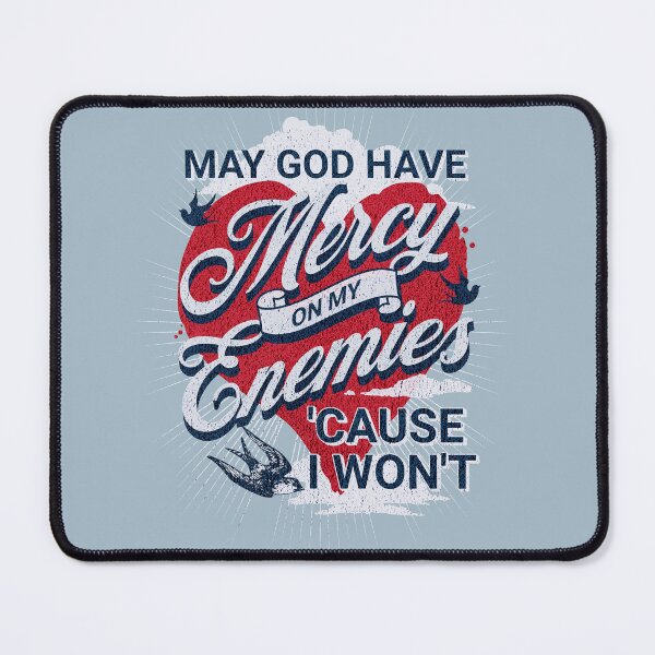 Item preview, Girly Blue Vintage Typography Revenge Enemies Funny Phrase designed and sold by TackyTime.