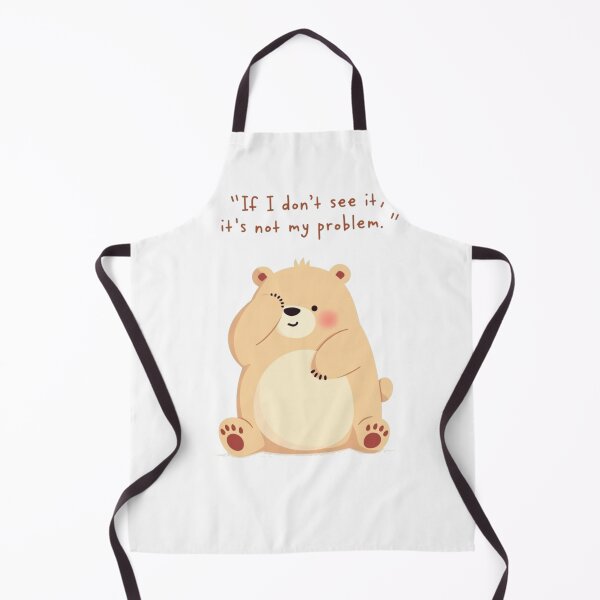Item preview, Chubby Bear Covering Eyes and Ears designed and sold by ZenAnimal.