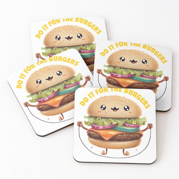 Item preview, Happy Burger Day! - Cheerful Food Fun designed and sold by ArtisticDesignsbyLinda.