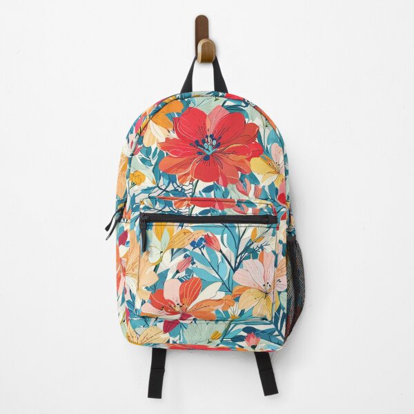 Item preview, Vibrant Floral Pattern Featuring Colorful Blossoms and Foliage designed and sold by CoolPixels.