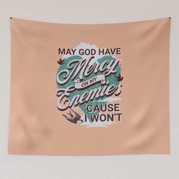 Item preview, Retro Pink Vintage Typography Revenge Enemies Funny Phrase designed and sold by TackyTime.