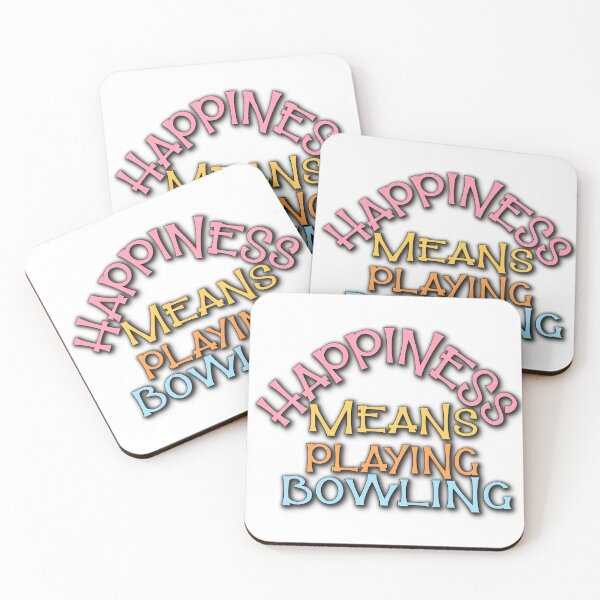 Item preview, Happiness Means Playing Bowling – Bowling & Hobby Design – Fun Sports Gift designed and sold by sednalafandy79.