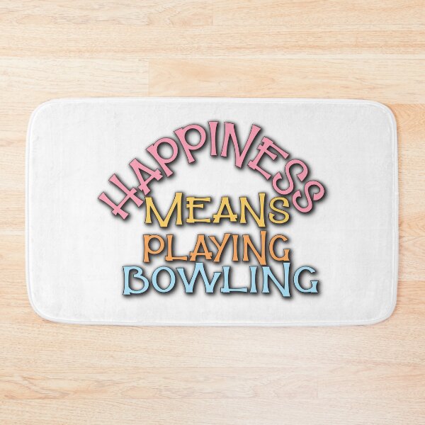Item preview, Happiness Means Playing Bowling – Bowling & Hobby Design – Fun Sports Gift designed and sold by sednalafandy79.