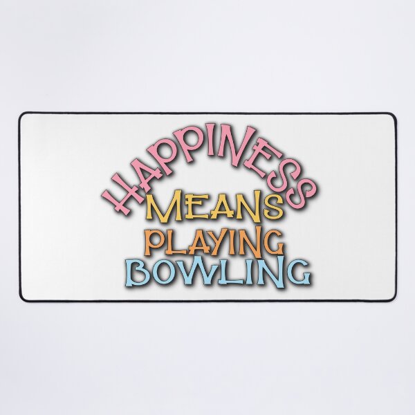 Item preview, Happiness Means Playing Bowling – Bowling & Hobby Design – Fun Sports Gift designed and sold by sednalafandy79.