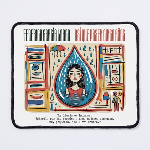 Item preview, Quote from 'So Let Five Years Pass' by Federico García Lorca designed and sold by Filologica.