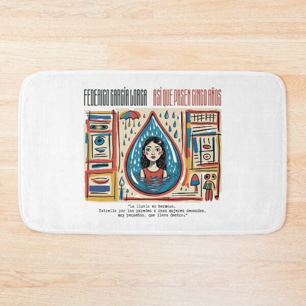 Item preview, Quote from 'So Let Five Years Pass' by Federico García Lorca designed and sold by Filologica.