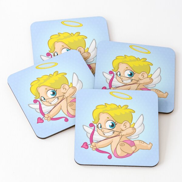 Item preview, Cute Cartoon Cupid with Bow and Heart Arrow – Valentine’s Day Design designed and sold by TeesHearts100.