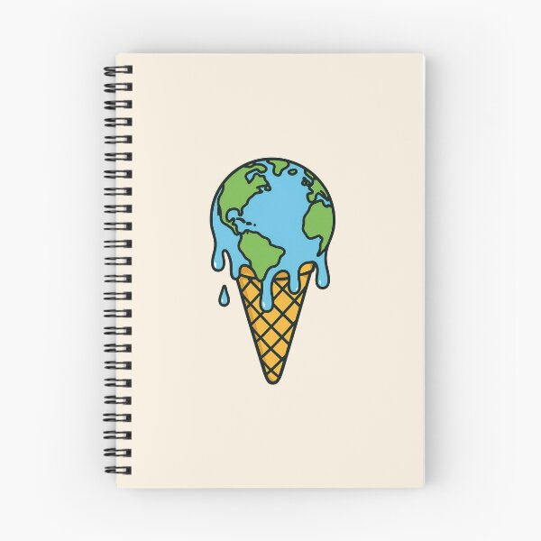 Item preview, Melting Earth Ice Cream - Climate Change Awareness Art designed and sold by OnPointOutfits.