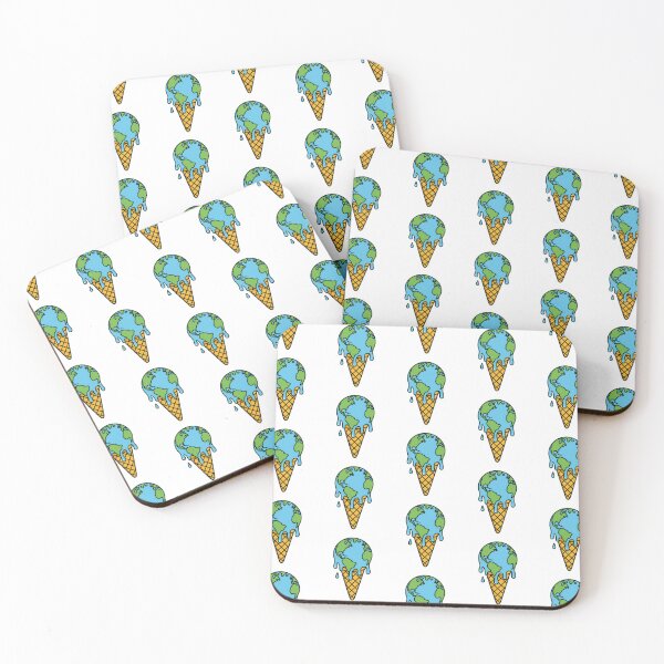 Item preview, Melting Earth Ice Cream - Climate Change Awareness Art designed and sold by OnPointOutfits.