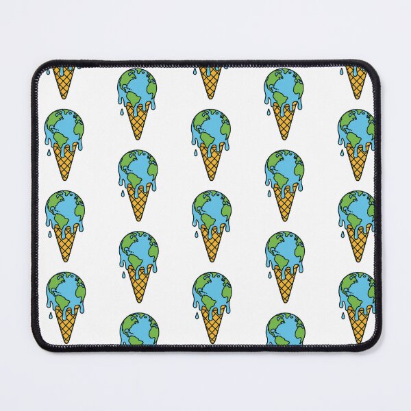 Item preview, Melting Earth Ice Cream - Climate Change Awareness Art designed and sold by OnPointOutfits.