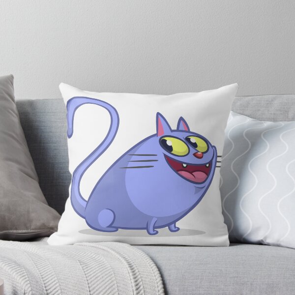 Item preview, Cute Cartoon Cupid wPlayful Lavender Cartoon Cat – Cute Smiling Kitty Illustrationith Bow and Heart Arrow – Valentine’s Day Design designed and sold by TeesHearts100.