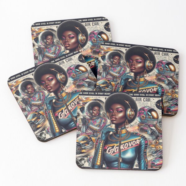 Item preview, Cyberpunk Racer Gold Collage designed and sold by Voodoo Store Paranormal Collections.