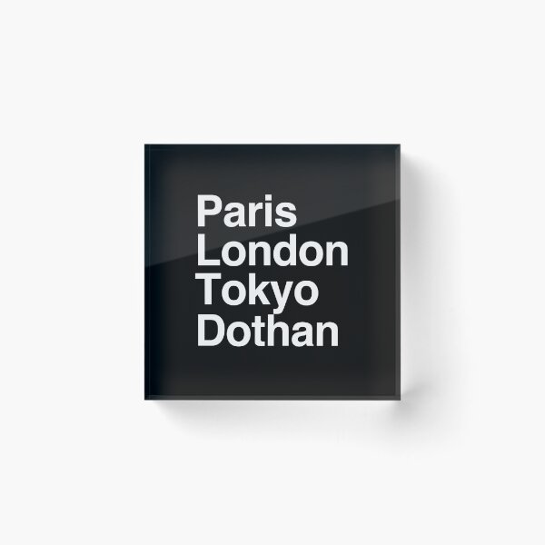 Item preview, Paris London Tokyo Dothan designed and sold by Custom365.