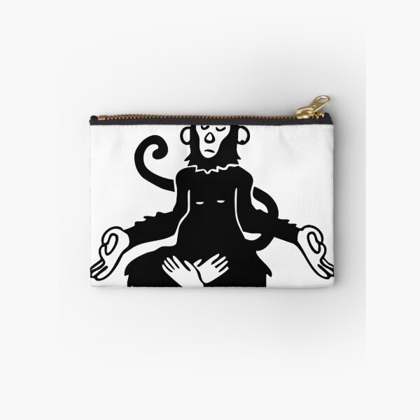 Item preview, Mindful Monkey – black Ink Art designed and sold by InkStation24.