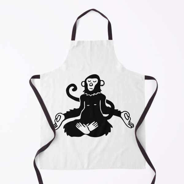 Item preview, Mindful Monkey – black Ink Art designed and sold by InkStation24.