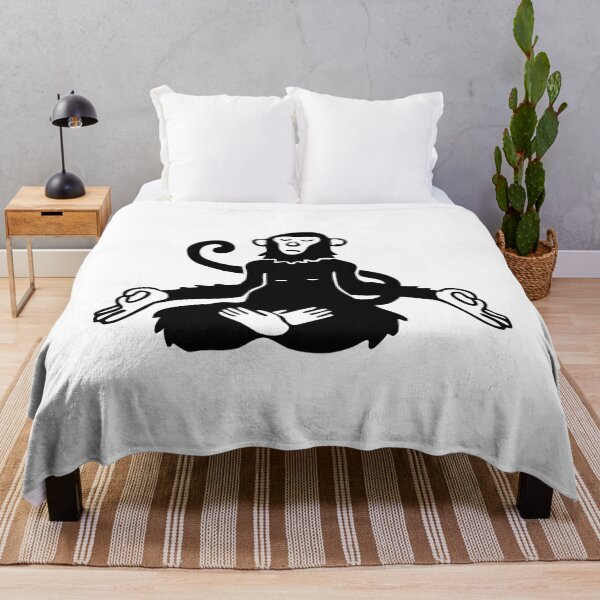 Item preview, Mindful Monkey – black Ink Art designed and sold by InkStation24.