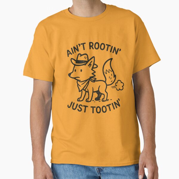 Artikel-Vorschau von Ain’t Rootin’ Just Tootin’ – Lässiges Cowboy Fox Country Geschenk Design, designt und verkauft von FunnehGacha.