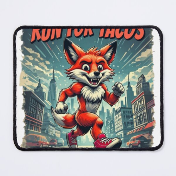 Item preview, Fox Sprint – Run for Tacos Comic Art Tee designed and sold by Imaginarium of Chaos falcon88 .