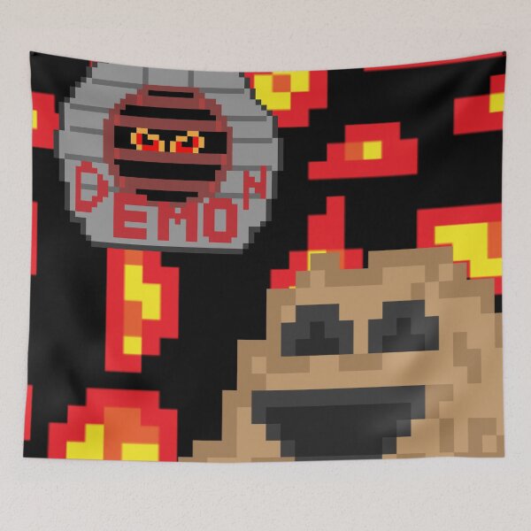 Item preview, Demon roller coaster pixel art designed and sold by RollingRC.