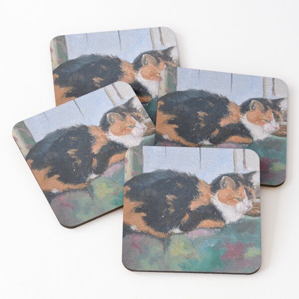 Item preview, the old calico cat designed and sold by RB Pleinair.
