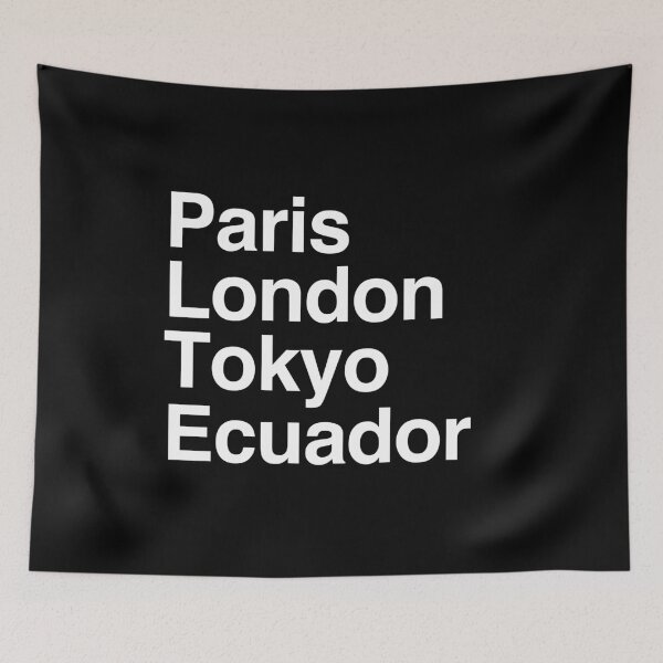 Item preview, Paris London Tokyo Ecuador designed and sold by Custom365.