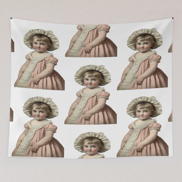 Item preview, Pretty Little Girl – Circa 1600s Vintage Portrait designed and sold by KoliBabb.