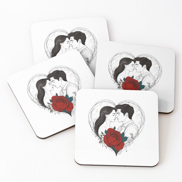 Item preview, Amor Pareja Corazón designed and sold by Digiheart.