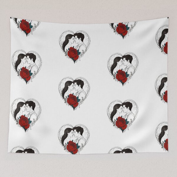 Item preview, Amor Pareja Corazón designed and sold by Digiheart.