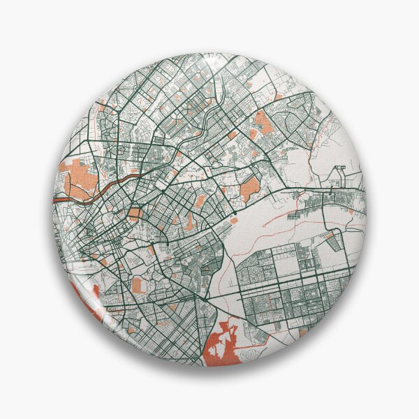 Item preview, Karachi City Map Pakistan - Bohemian designed and sold by deMAP.