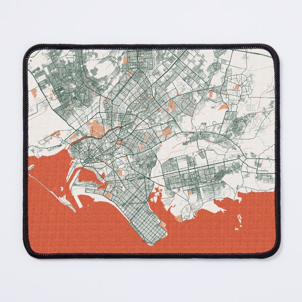 Item preview, Karachi City Map Pakistan - Bohemian designed and sold by deMAP.