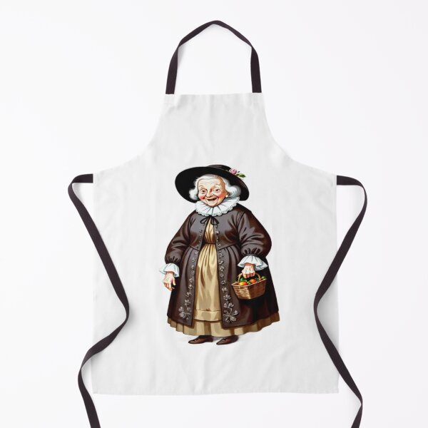 Item preview, Happy Old Market Lady – Circa 1600s Stall Seller designed and sold by KoliBabb.