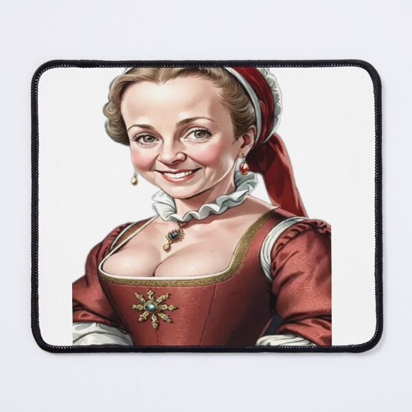 Item preview, Happy Tavern Girl – Circa 1600s Rustic Greeting designed and sold by KoliBabb.
