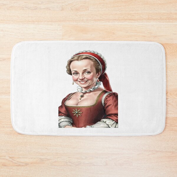 Item preview, Happy Tavern Girl – Circa 1600s Rustic Greeting designed and sold by KoliBabb.