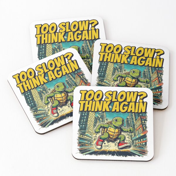 Item preview, Turbo Turtle – Too Slow? Think Again Comic Tee designed and sold by Imaginarium of Chaos falcon88 .