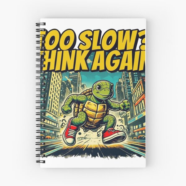 Item preview, Turbo Turtle – Too Slow? Think Again Comic Tee designed and sold by Imaginarium of Chaos falcon88 .