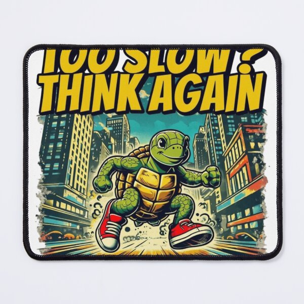 Item preview, Turbo Turtle – Too Slow? Think Again Comic Tee designed and sold by Imaginarium of Chaos falcon88 .