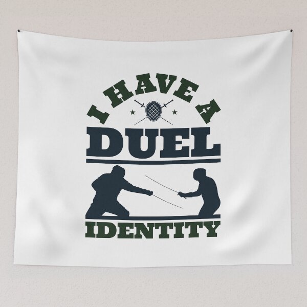 Item preview, Fencing Gifts For Fencer I Have A Duel Identity designed and sold by jaygo.