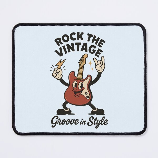 Item preview, Groovy Guitar Gus – Retro Electric Guitar Cartoon designed and sold by HoopeStylee.