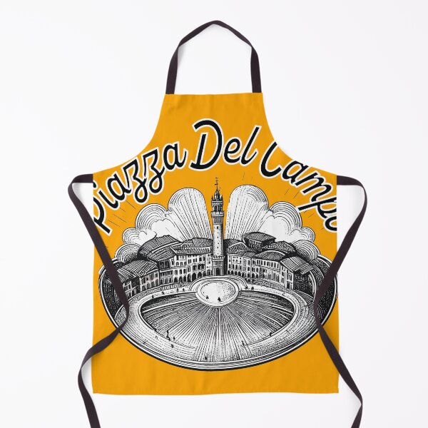 Item preview, Siena Piazza del Campo – Vintage Linocut City Print designed and sold by kacperartdesign.