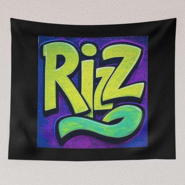 Item preview,  Vibrant Graffiti Art Featuring "Rizz" Word designed and sold by DesignsMjB.