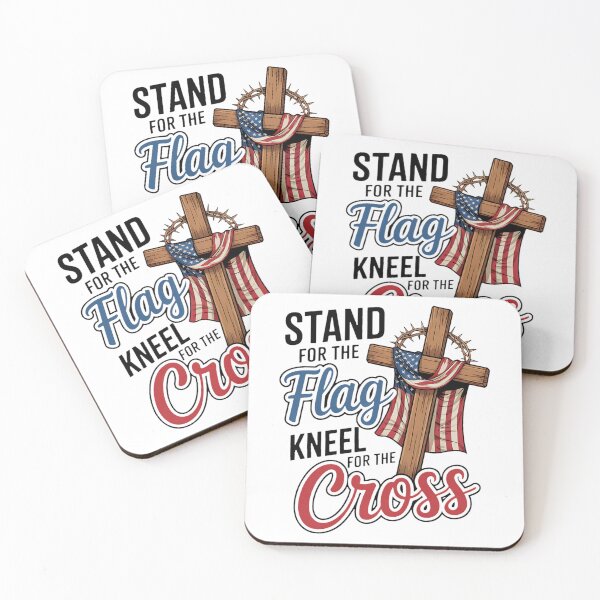 Item preview, Stand For The Flag 4th Of July Cross USA Flag Christian designed and sold by BakeryDozen.