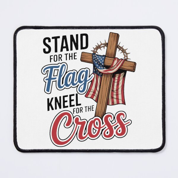 Item preview, Stand For The Flag 4th Of July Cross USA Flag Christian designed and sold by BakeryDozen.