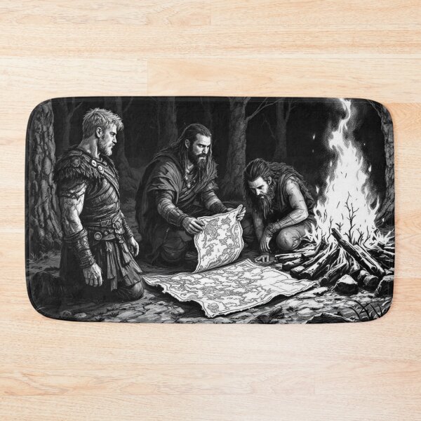 Item preview, Around the campfire: preparing for an expedition designed and sold by jefboutique6150.