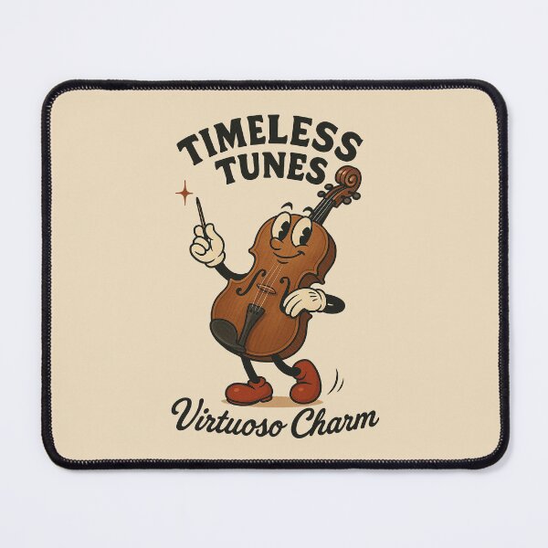 Item preview, Virtuoso Violin Vic – Vintage Classic Violin Cartoon designed and sold by HoopeStylee.