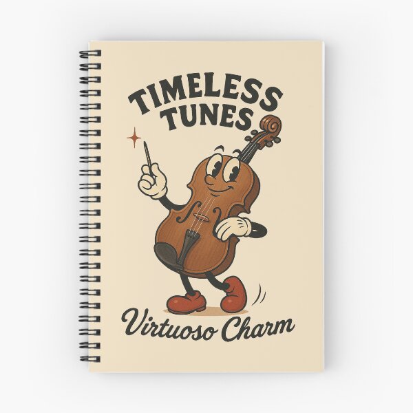 Item preview, Virtuoso Violin Vic – Vintage Classic Violin Cartoon designed and sold by HoopeStylee.