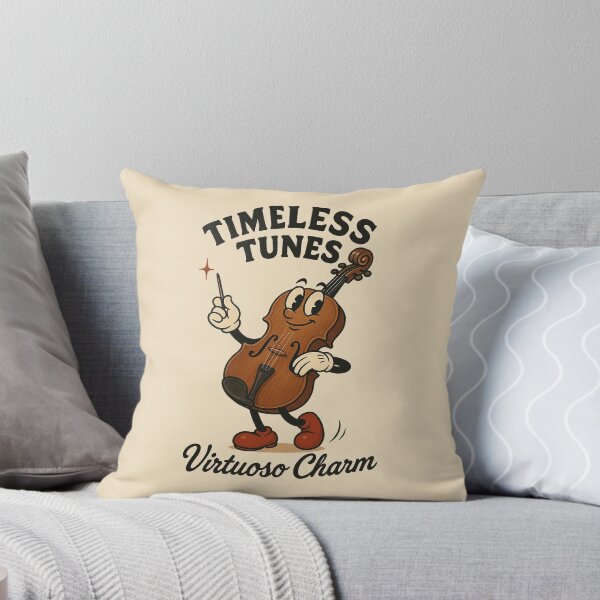 Item preview, Virtuoso Violin Vic – Vintage Classic Violin Cartoon designed and sold by HoopeStylee.